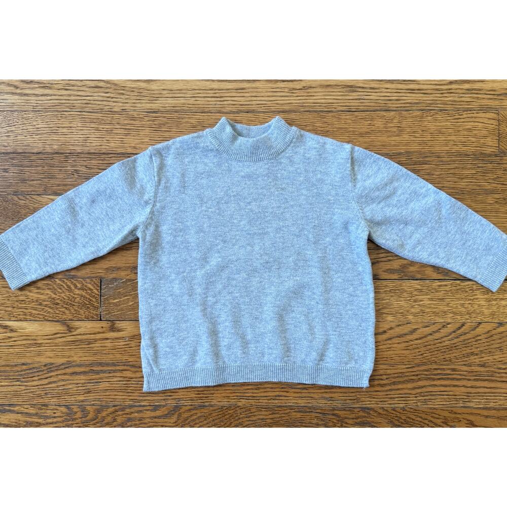 Zara Boys' Gray Turtleneck Sweater Size 9-12 Months
